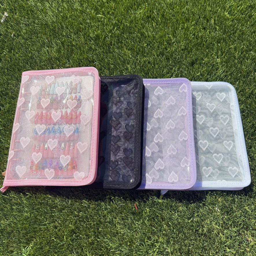 PRESS-ON NAIL BINDER (HEARTS)