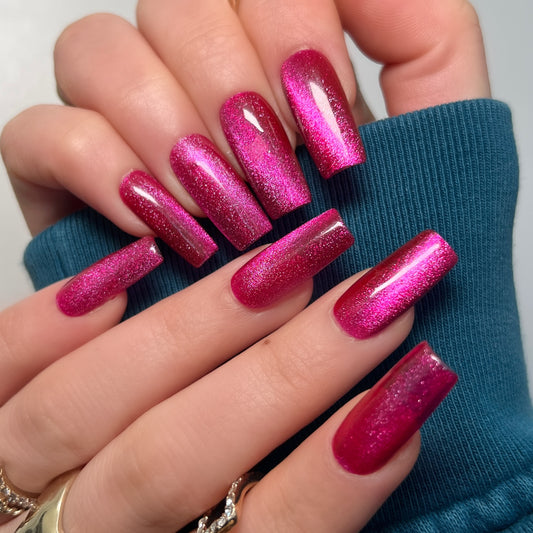 HOT PINK CAT EYE